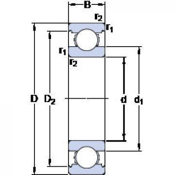 ตลับลูกปืน W 61702 SKF