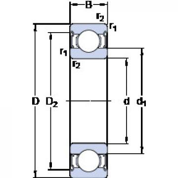 ตลับลูกปืน 6312-2Z SKF