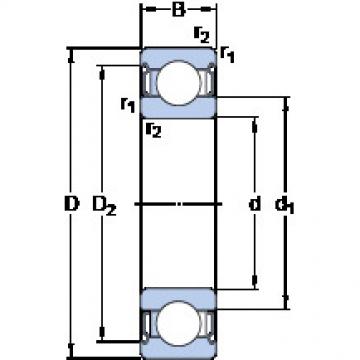 ตลับลูกปืน 6208-2Z/VA228 SKF