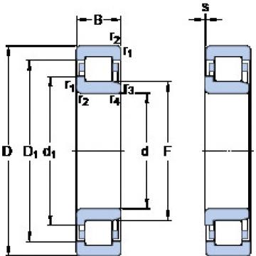 ตลับลูกปืน NJ 2220 ECP SKF