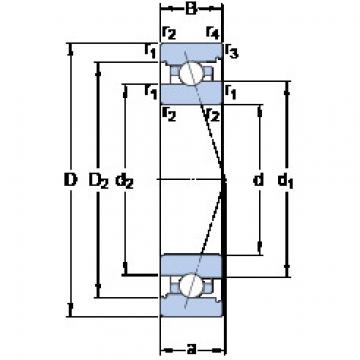 ตลับลูกปืน 71919 ACB/HCP4A SKF