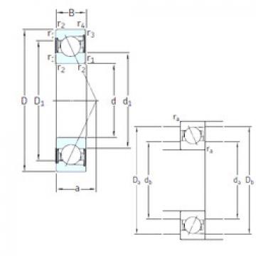 ตลับลูกปืน S7214 ACD/HCP4A SKF