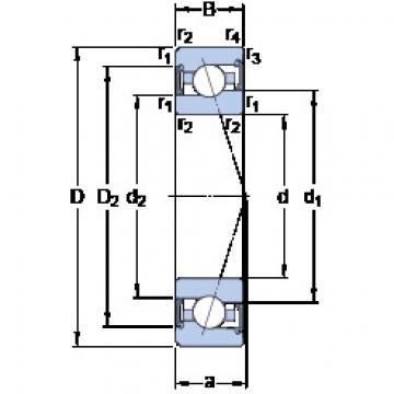 ตลับลูกปืน S7005 ACE/HCP4A SKF