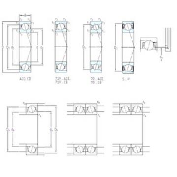 ตลับลูกปืน S7009 ACB/P4A SKF