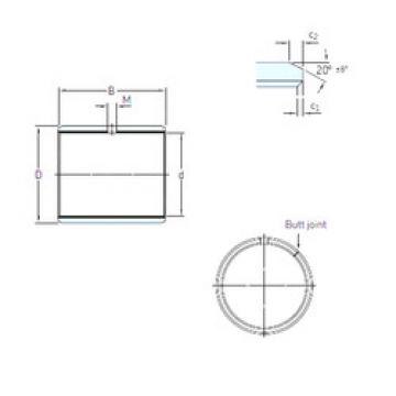 ตลับลูกปืน PCM 210215100 E SKF