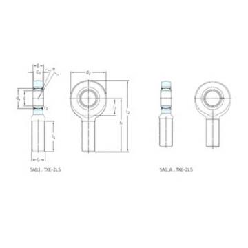 ตลับลูกปืน SA60TXE-2LS SKF