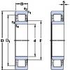 ตลับลูกปืน NU 2224 ECP SKF #1 small image