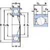 ตลับลูกปืน 71911 CE/HCP4AL SKF