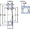 ตลับลูกปืน 71911 CE/P4AH1 SKF #1 small image