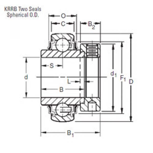 ตลับลูกปืน E55KRRB Timken #1 image