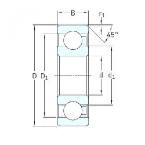 ตลับลูกปืน 607/HR22Q2 SKF #1 image