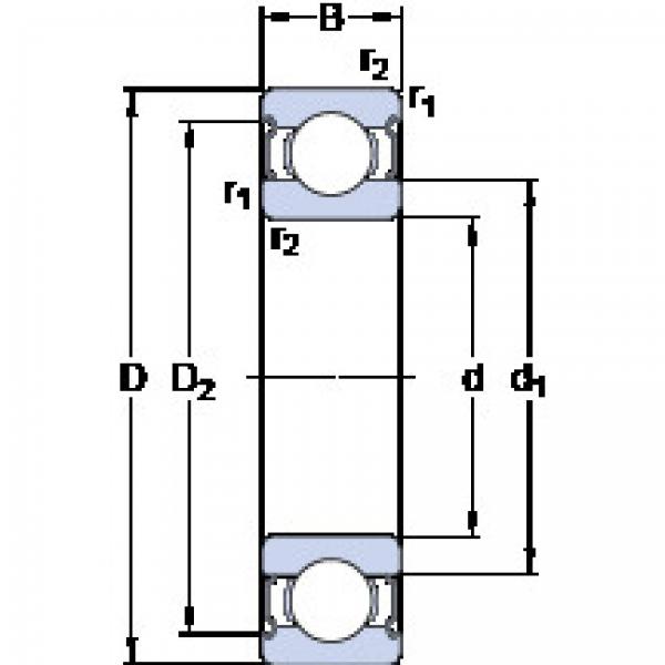 ตลับลูกปืน W 61812-2Z SKF #1 image