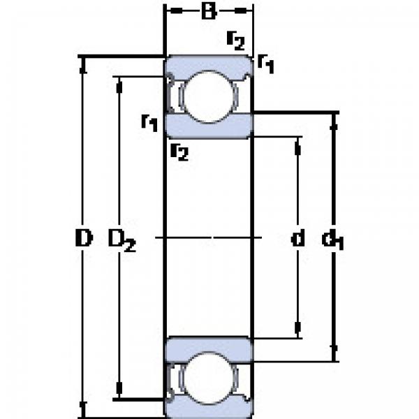 ตลับลูกปืน 6220-Z SKF #1 image