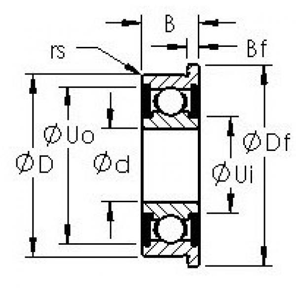 ตลับลูกปืน F689H-2RS AST #1 image