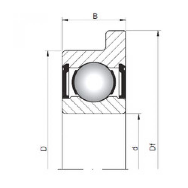 ตลับลูกปืน FL602 ZZ ISO #1 image