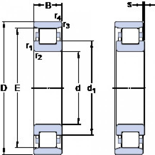 ตลับลูกปืน N 208 ECMB SKF #1 image