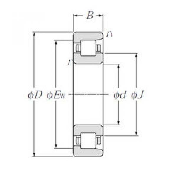 ตลับลูกปืน NF306 CYSD #1 image