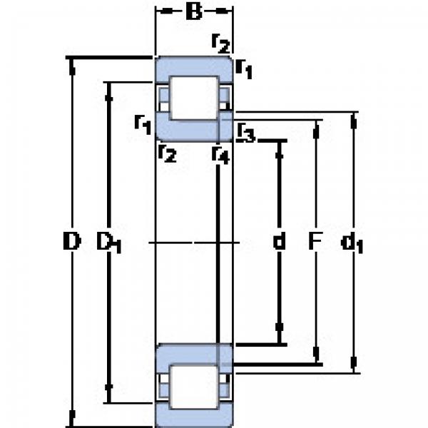 ตลับลูกปืน NUP 312 ECP SKF #1 image