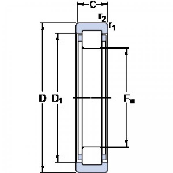 ตลับลูกปืน RNU 204 ECP SKF #1 image