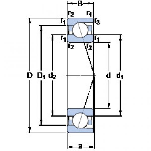 ตลับลูกปืน 7202 ACD/P4A SKF #1 image