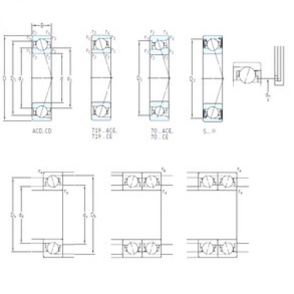 ตลับลูกปืน S7009 ACB/P4A SKF #1 image