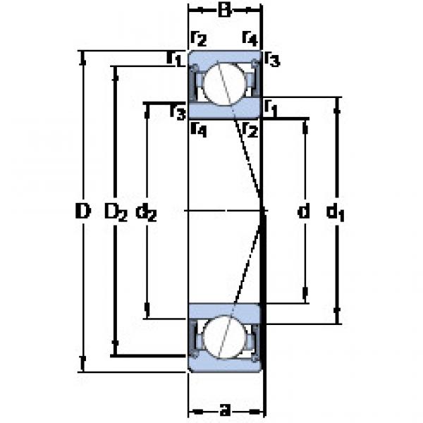 ตลับลูกปืน S71915 ACE/HCP4A SKF #1 image