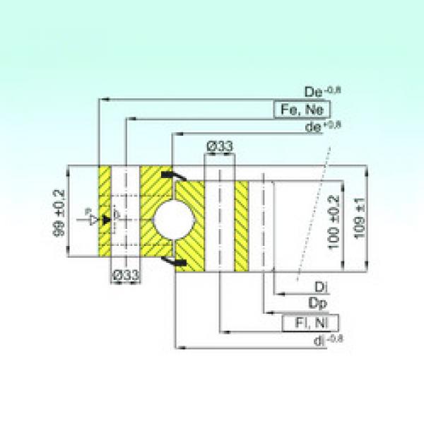 ตลับลูกปืน ZB1.50.1800.400-1SPPN ISB #1 image