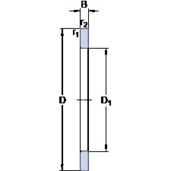 ตลับลูกปืน GS 81168 SKF #1 image