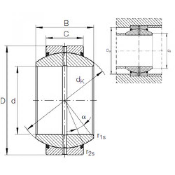 ตลับลูกปืน GE 110 FO-2RS INA #1 image