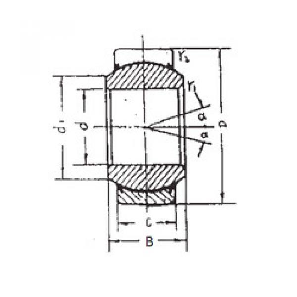 ตลับลูกปืน GEEM50ES-2RS FBJ #1 image