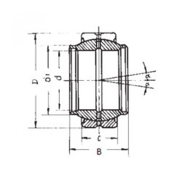 ตลับลูกปืน GEEW70ES-2RS FBJ #1 image