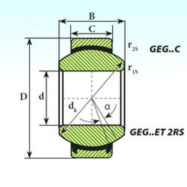 ตลับลูกปืน GEG 200 ET 2RS ISB #1 image