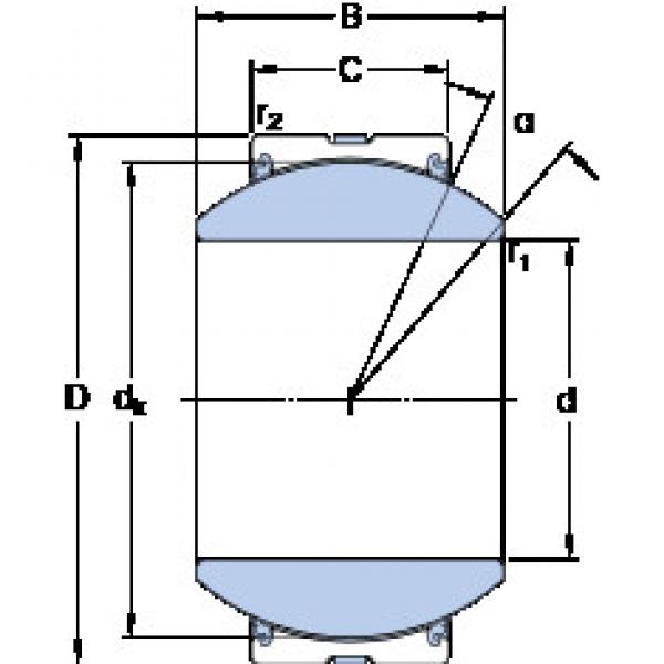 ตลับลูกปืน GEH 100 TXG3A-2LS SKF #1 image