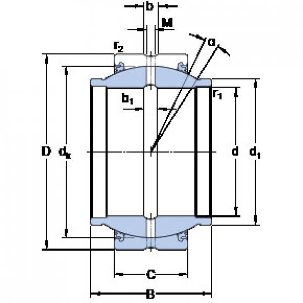 ตลับลูกปืน GEZM 112 ESX-2LS SKF #1 image