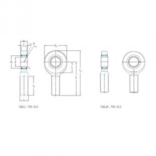 ตลับลูกปืน SA60TXE-2LS SKF #1 image