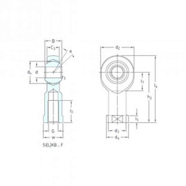 ตลับลูกปืน SIKB12F SKF #1 image